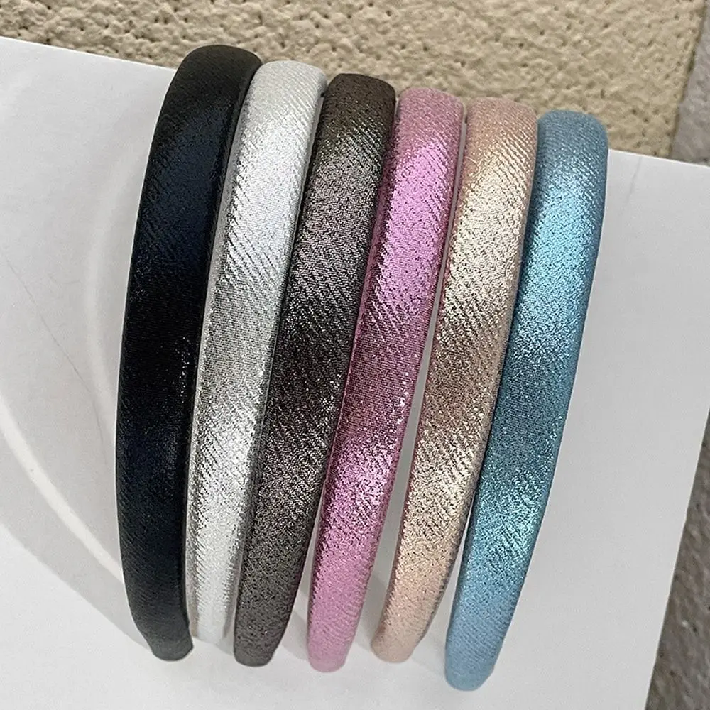 

Headdress Wash Face Hair Decoration Non Slip Bridal Headbands Shiny Headband Korean Hairband Women Hair Hoop Thin Side