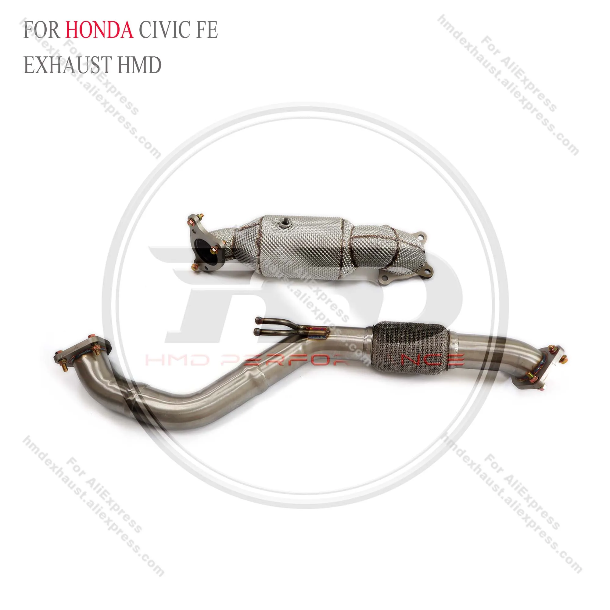 Выхлопная труба HMD для Honda Civic FE 11 поколения 1 5 T