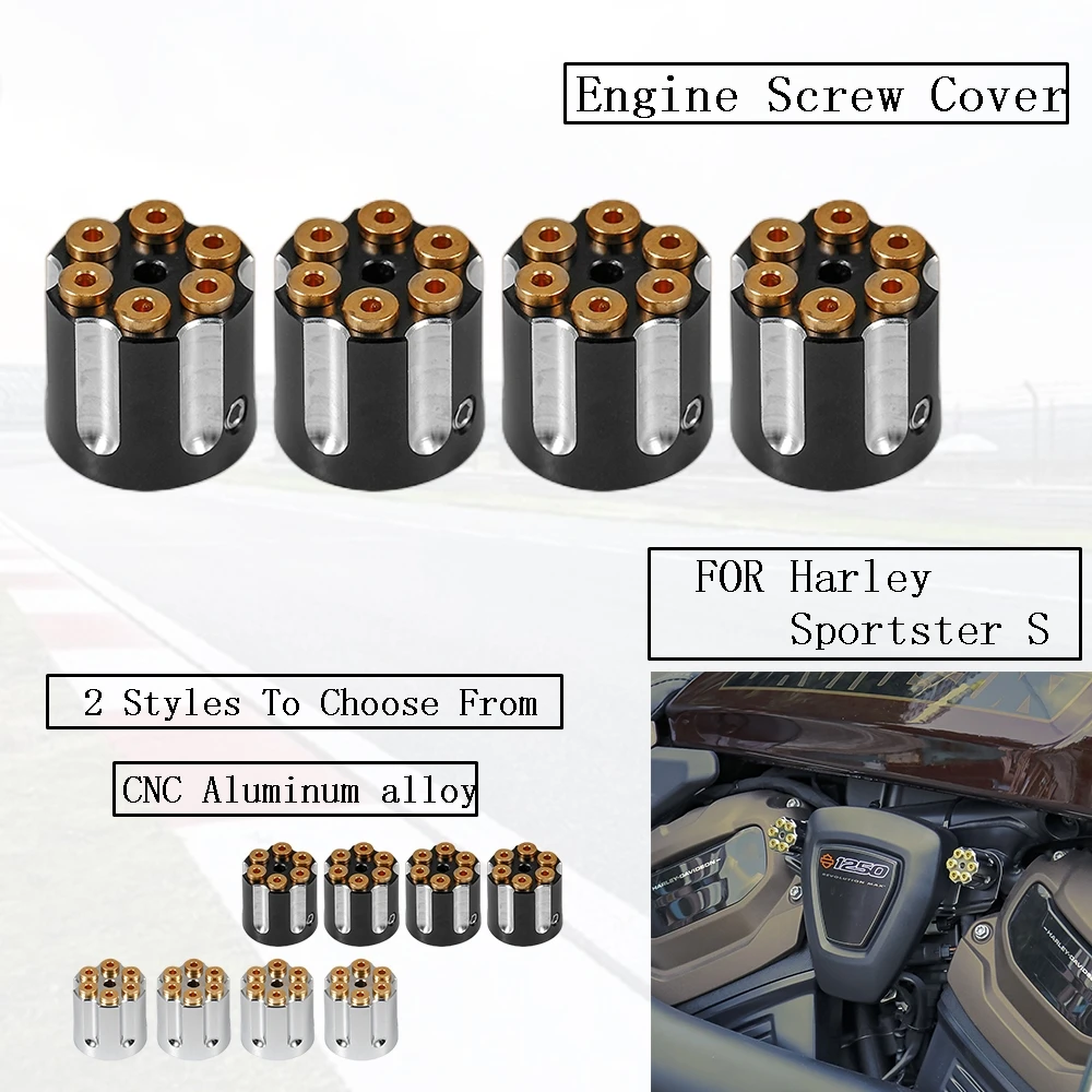 

4 шт., колпачки на свечу зажигания для мотоцикла Harley Sportster S 1250 RH1250