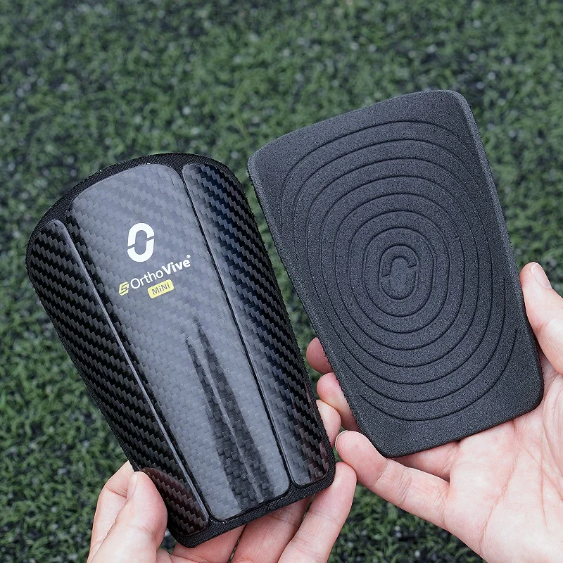 Oupower-Carbon Fibre Soccer Щитки для голени Mini Player C3 Сверхлегкий Дышащий Профессиональный