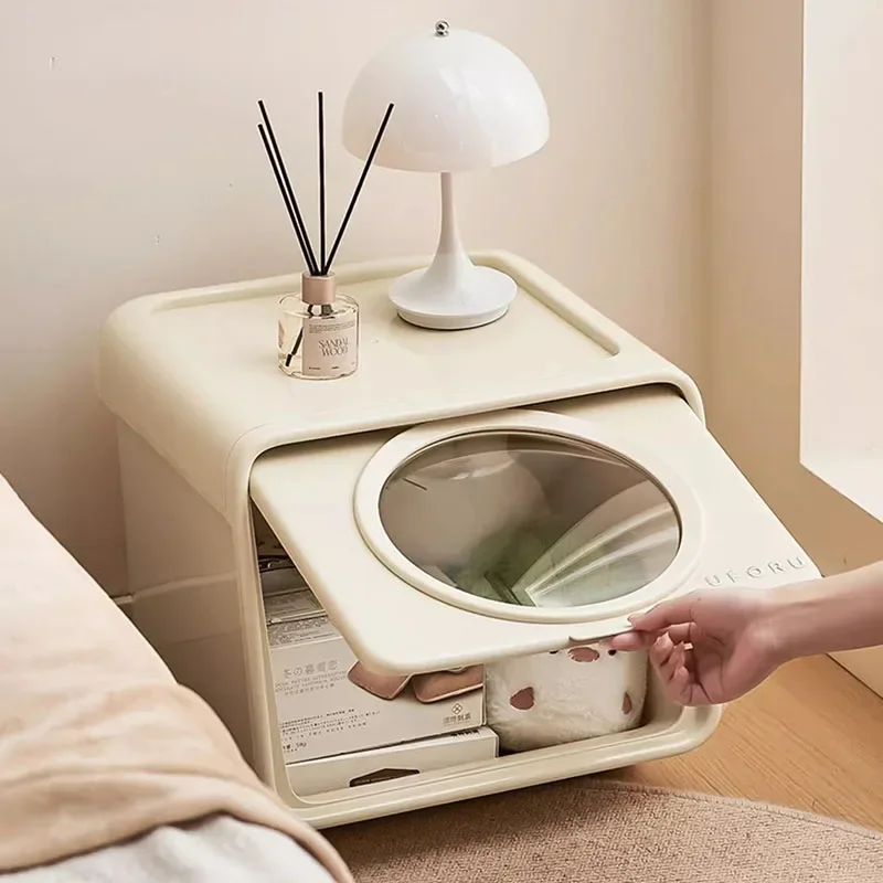 Ночной столик с золотыми ножками прозрачный милый большой мини-натуральный