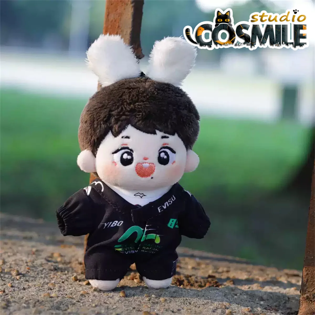 The Untamed Fashion Wang Yibo черные гоночные костюмы костюм мягкий плюшевый 10 см аксессуары