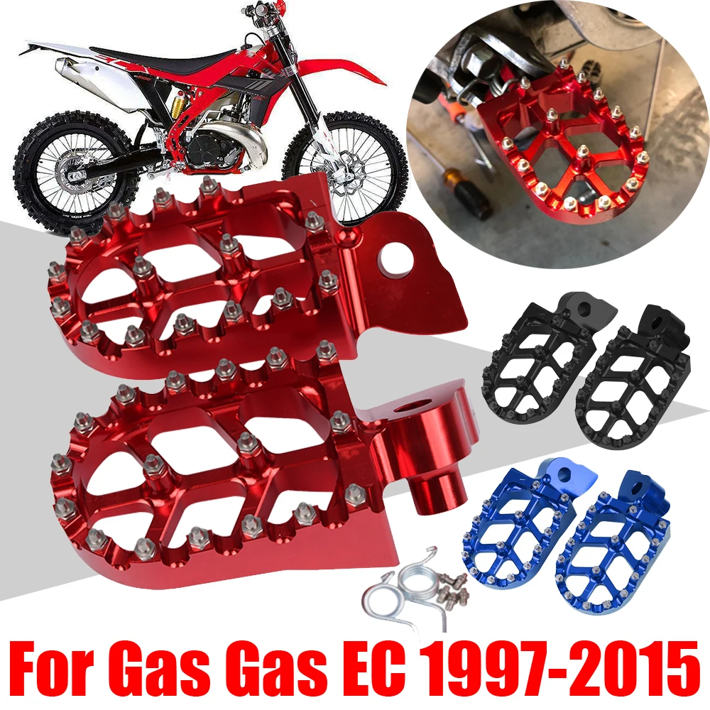

For Gasgas Gas Gas EC50 EC125 EC200 EC250 EC300 EC450 EC515 EC 1997-2015 Accessories Foot Pegs Rests Footrest Footpegs Pedals