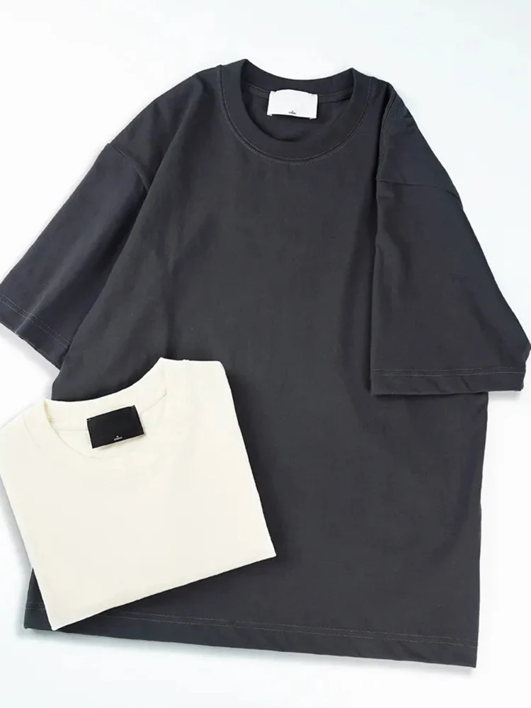 Летние футболки для женщин и мужчин коричневые повседневные женские корейские