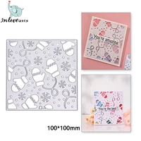 inlovearts christmas snowflake gloves metal cutting dies for diy craft making greeting card scrapbooking decorative embossing