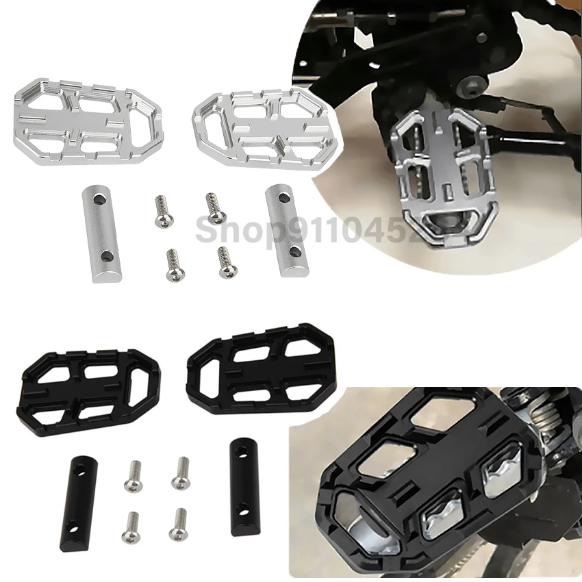

Motorcycle Aluminum Alloy Pedals Footrest Rest Footpegs For BMW G310R/G310GS/R1200/F800/F700 2013-2019 Bracket Rider Footboard