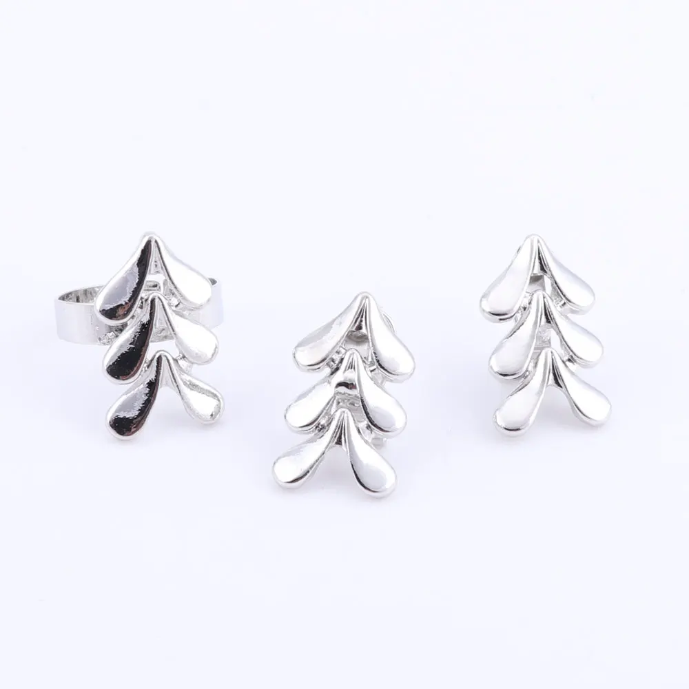 Европейские роскошные свадебные вечерние комплекты ювелирных изделий