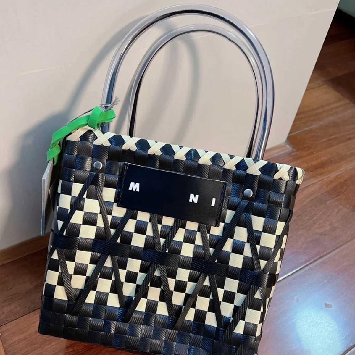 

Luxury PVC Weave Bucket Bag Handbag Women Designer Fashion Handbags Tote Beach Trend Hand Bags Shopper Female 2022