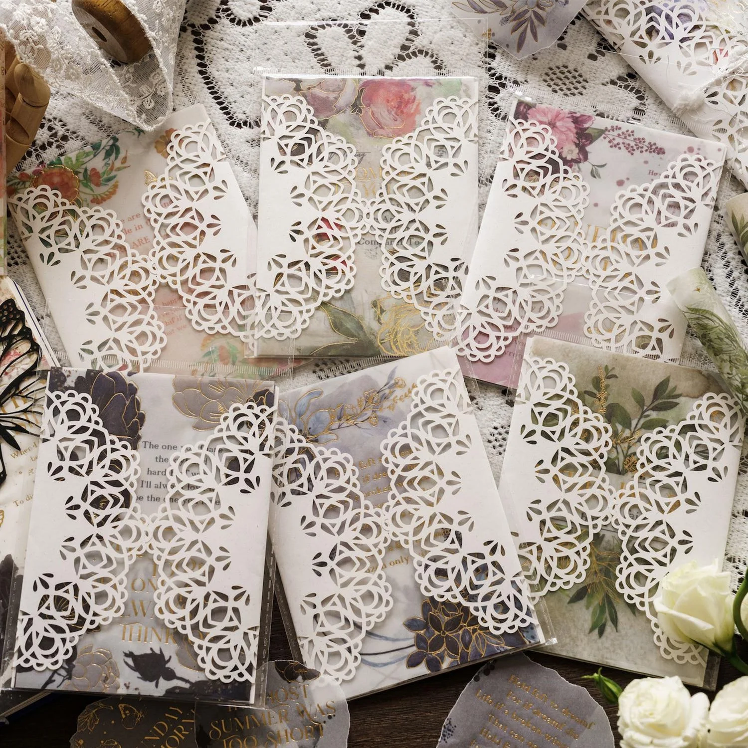 

10 шт., декоративная бумага для украшения растений