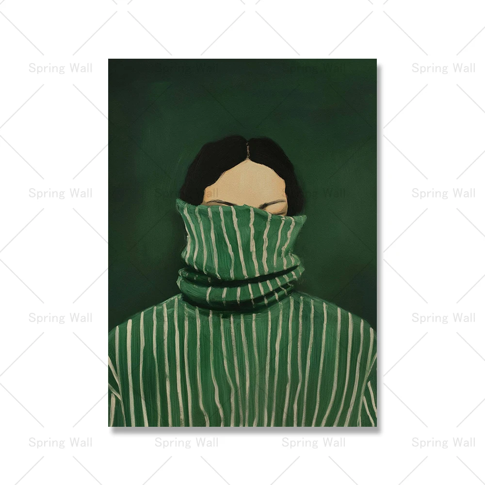 

Абстрактный полосатый постер на холсте