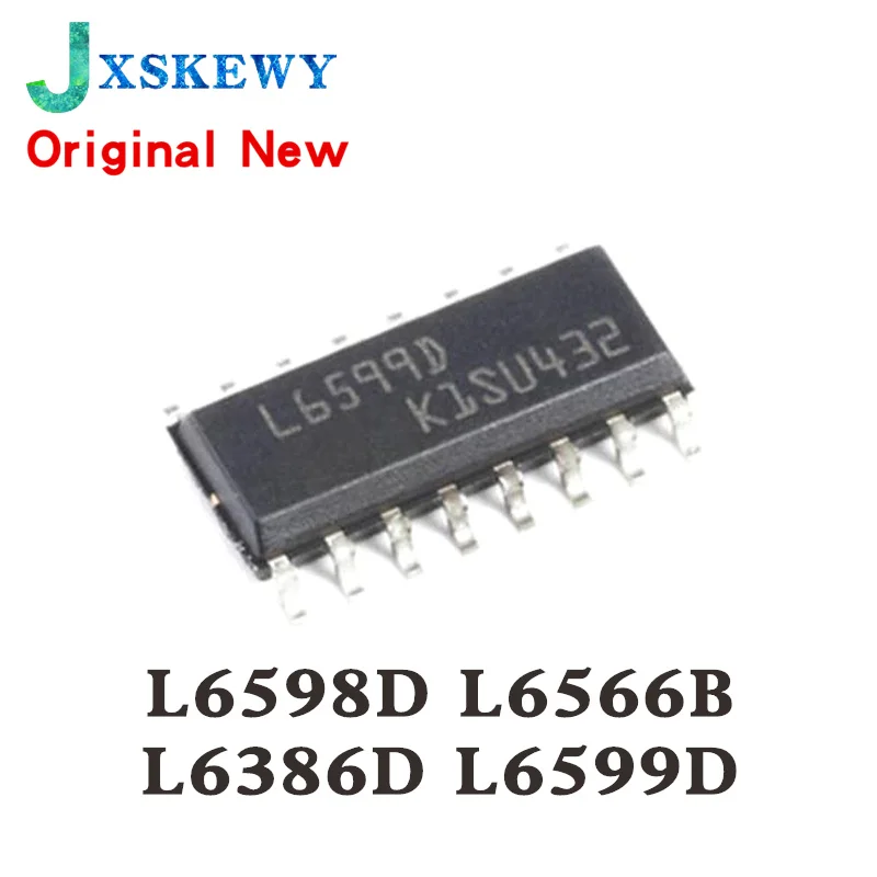 5 шт. L6599DTR SOP16 L6599D SOP L6599 SMD L6599AD SOP-16 L6598D L6598 L6566B L6566 L6566BTR L6386D L6386 L6386ED L6386AD