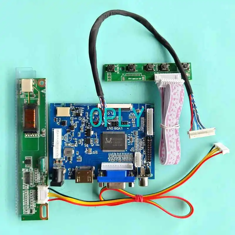 

LCD Display Screen Controller Board Fit LTD121EC3L LTD121ECAK 1CCFL DIY Kit HDMI-Compatible AV VGA 12.1" 1024*768 20 Pin LVDS