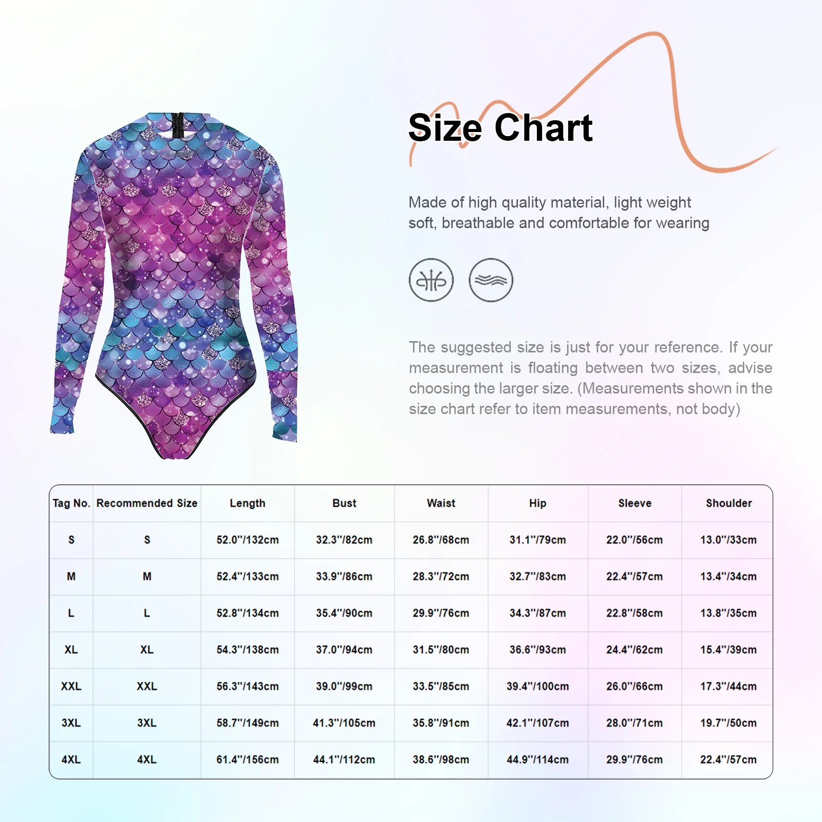 Женский костюм русалки комбинезон с длинными рукавами купальник блестящая рыбья