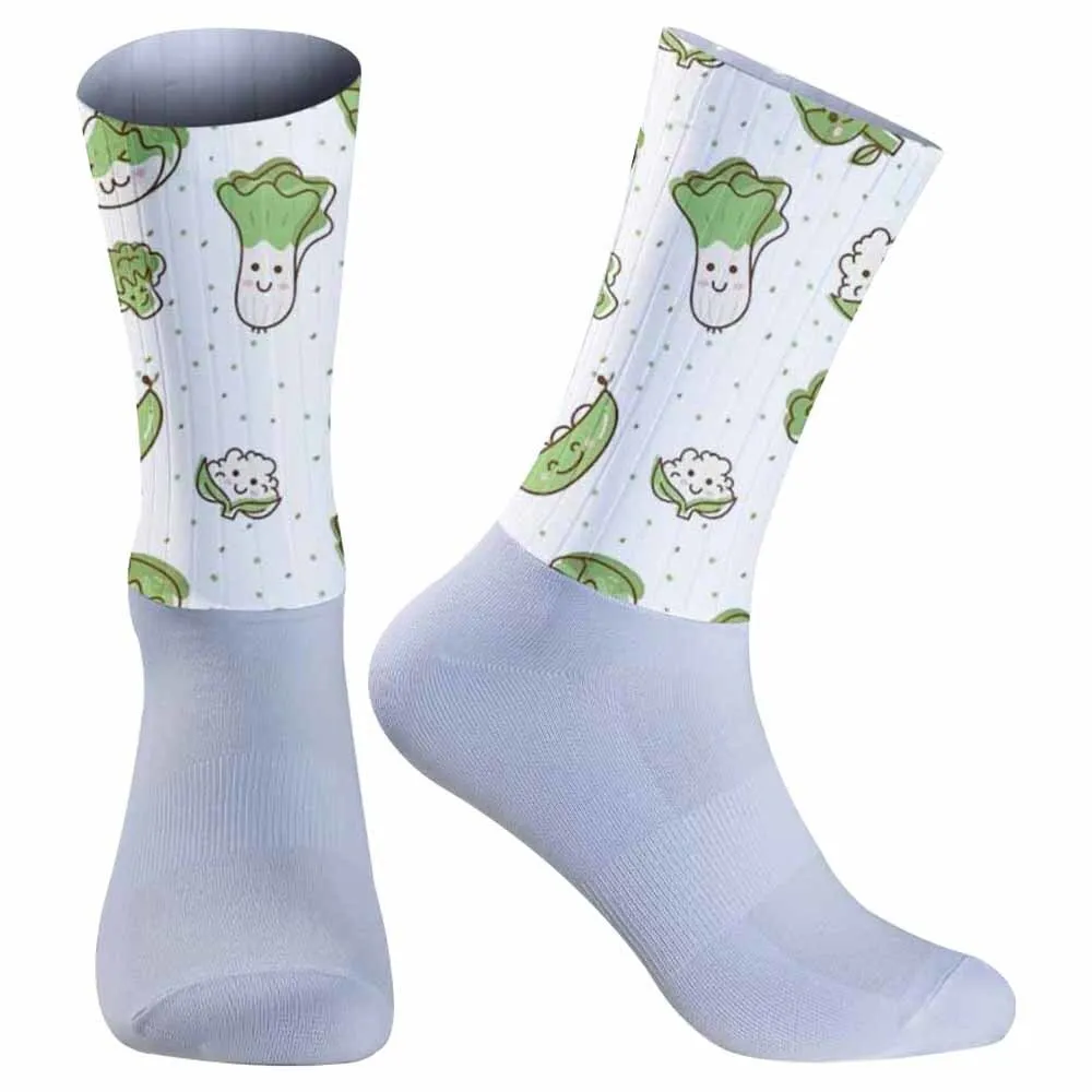 Летние крутые дышащие носки нескользящие силиконовые профессиональные гоночные