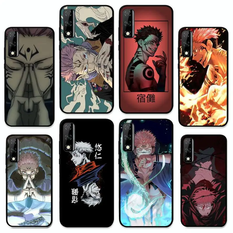 

Hot Anime Jujutsu Kaisen Ryomen Sukuna Itadori Yuji Phone Case for Huawei Y 6 9 7 5 8s prime 2019 2018 enjoy 7 plus