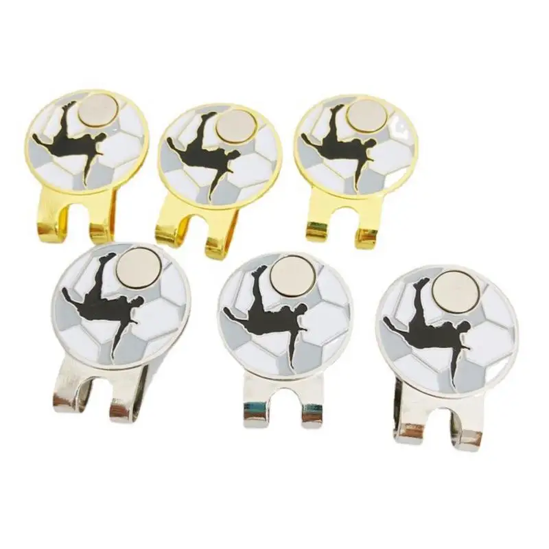 

Removable Golf Ball Marker With Magnetic Hat Clips Creative Golf Marker Gift Golf Accessories For Golfer Alloy Marker
