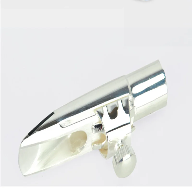 Tenor Soprano Alto Saxophone Metal Mouthpiece silver Plating Sax Mouth Pieces Accessories Size 5 6 7 8 9 enlarge