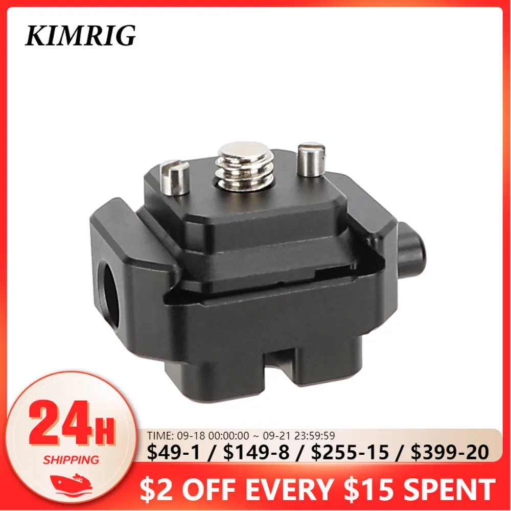 

KIMRIG F22 Quick Release Plate Clamp DSLR Gopro Camera Tripod Adapter Mount Plate Board Quick Switch Kit Accessories