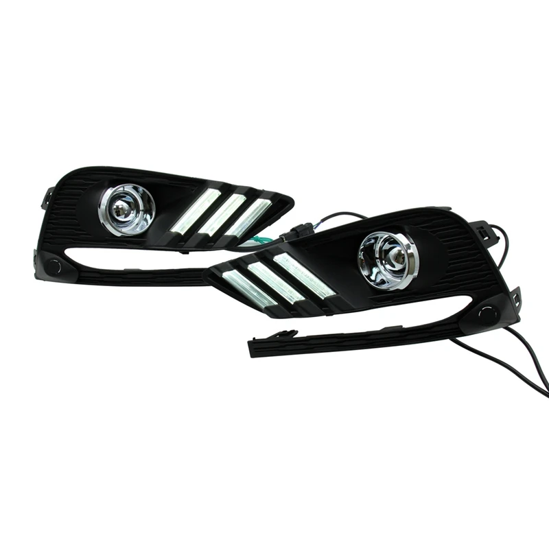 

Fits For Chevy Cruze 2016 2017 DRL Daytime Running Fog Light Lamp Left&Right With Blue Light Fog Lamp Assembly