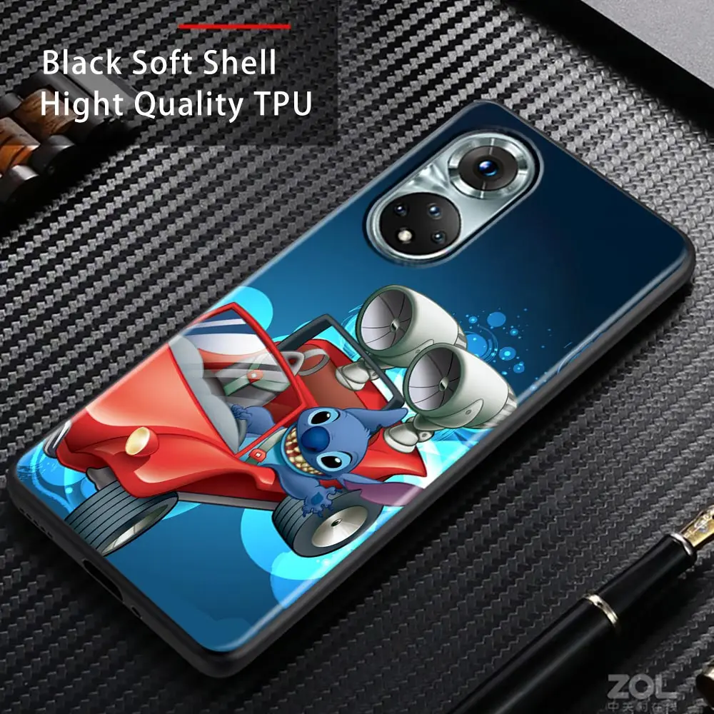 Фото Милый чехол с рисунком Лило и Ститч для Honor X8 60 8X 9X 50 30i 21i 20 9A Play Nova 8i 9 SE Y60 Magic4 Pro Lite №2