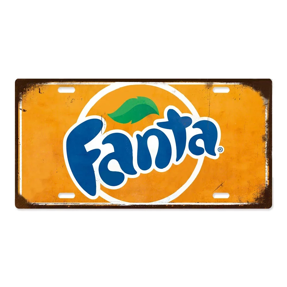 Металлическая Табличка В Стиле Ретро Соуса Для Пива Колы Номерной Знак 15x30 См