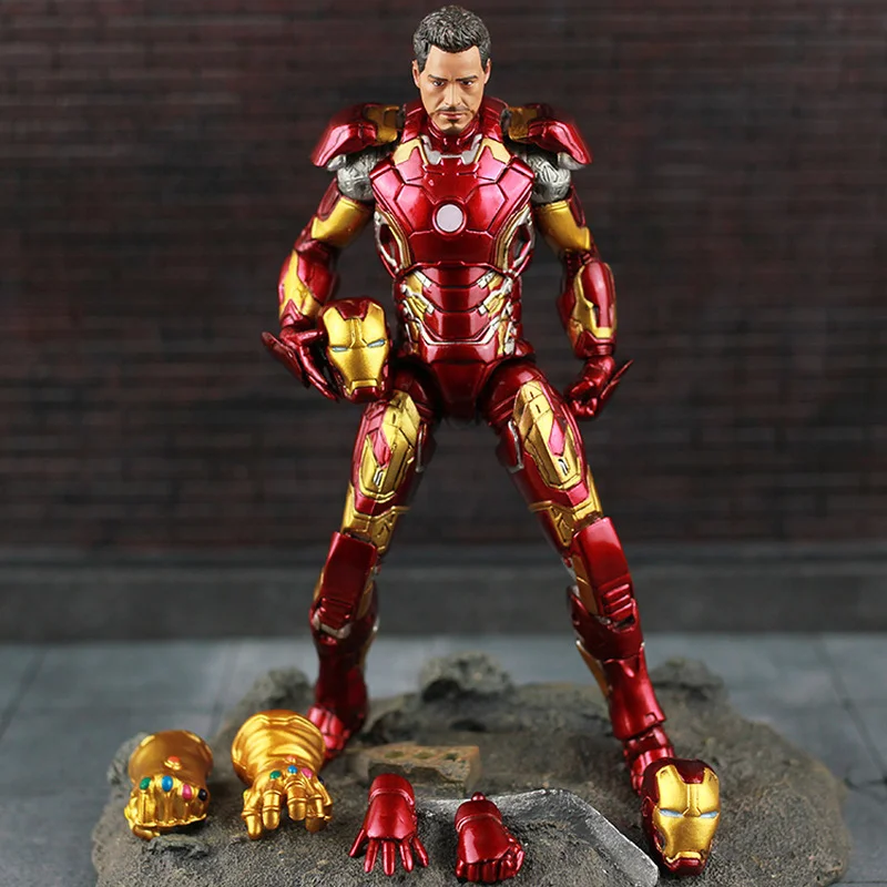 

Marvel Select Iron Man Avengers 2 MK43 Action Figure Movable Joints Dolls 7inch PVC Model Ornaments Toys Gifts