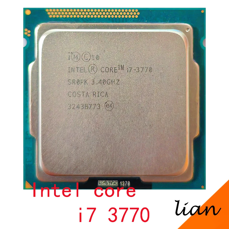Процессор Intel core i7 3770 3 4 ГГц 8 Мб 5.0gt/s lga 1155 sr0pk центральный настольный компьютер |