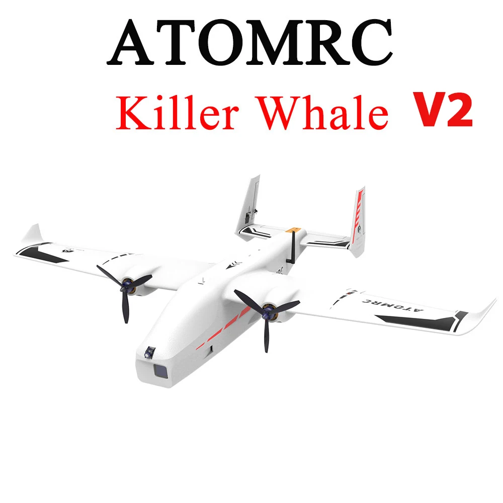 Атомайзер Кита V2 радиоуправляемый самолет 1255 мм разлет крыльев AIO EPP FPV Самолет с