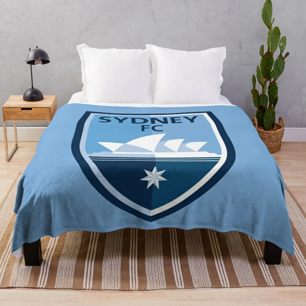 

Sydney FC Throw Blanket For Sofa Thin