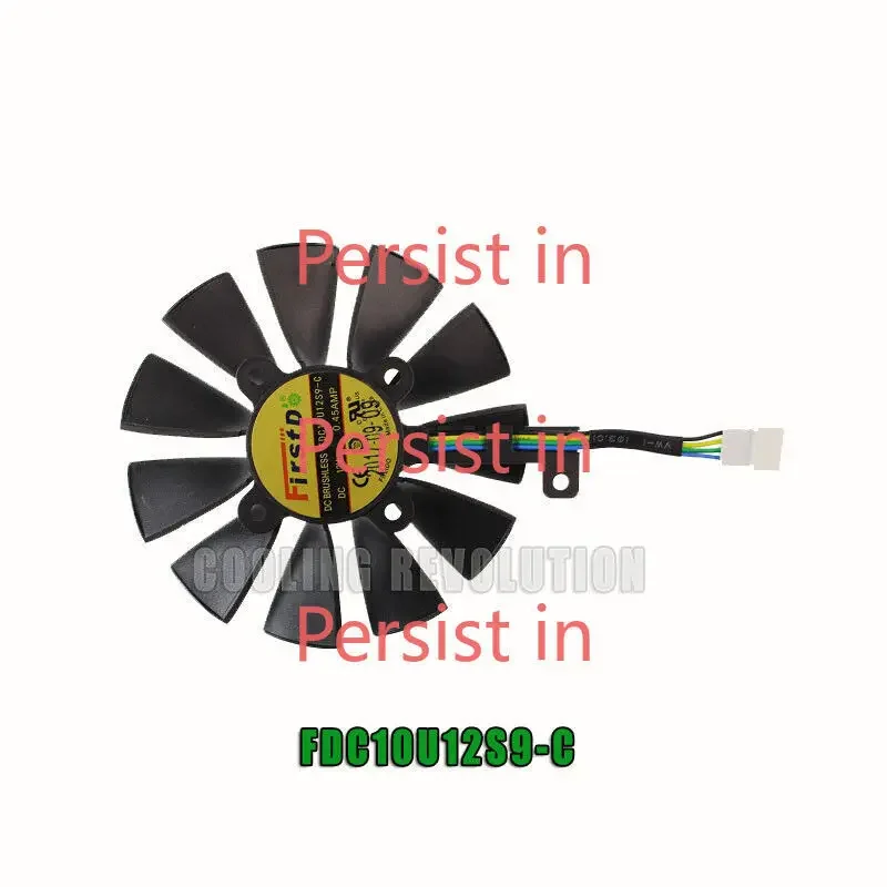 FIRSTD FDC10U12 для ASUS STRIX GTX 980Ti R9 390 оригинальный охлаждающий вентилятор видеокарты
