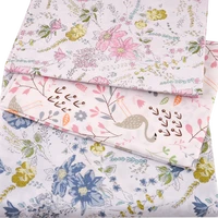 booksew new arrival home textile diy patchwork bedding clothing baby quilting tecido printed flower cotton twill fabric