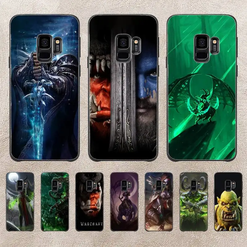 

The World Of Warcraft Phone Case For Samsung Galaxy S6 S7 Edge Plus S9 S20Plus S20ULTRA S10lite S225G S10 Note20ultra Case