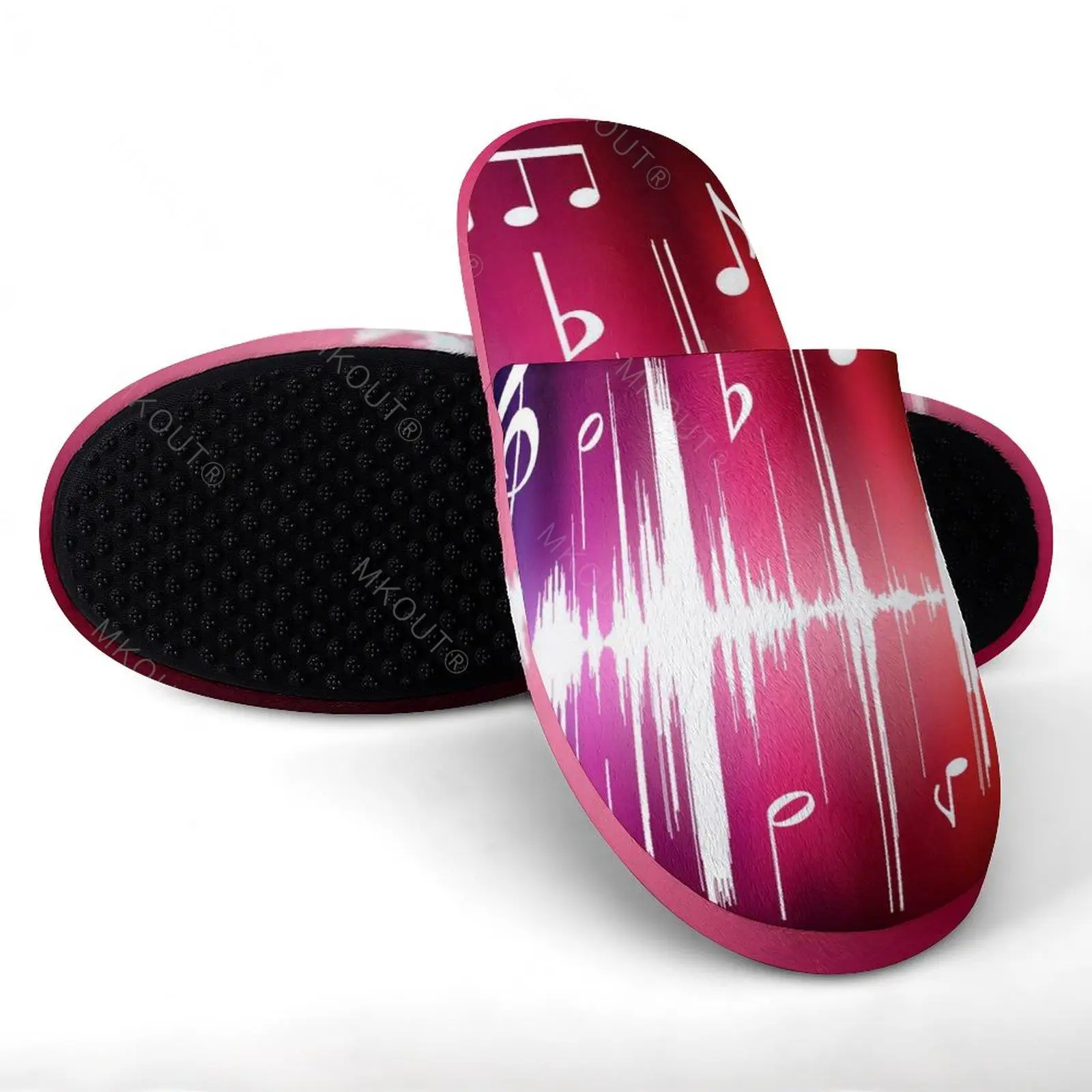 Тапки хлопковые для мужчин и женщин теплые Нескользящие на толстой мягкой