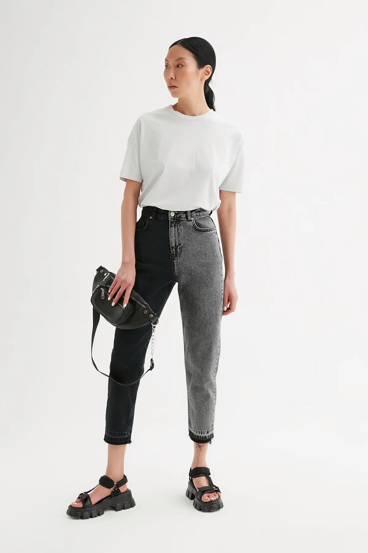 

High Waist Jean Bicol Mom Women Jeans 2021