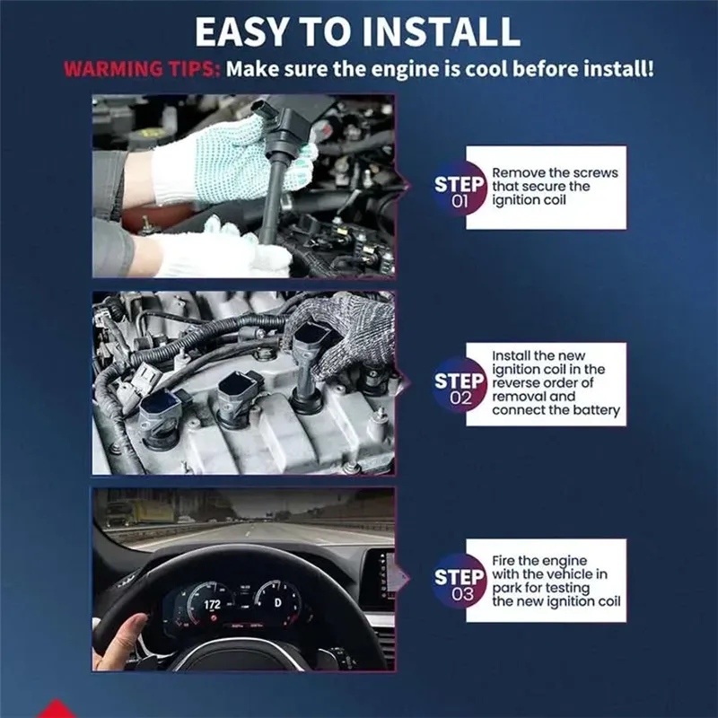 1шт/4шт 273002 Автомобильные катушки зажигания E000 для Hyundai Elantra Tucson ix35 Kia Soul Forte Rondo 1.8L