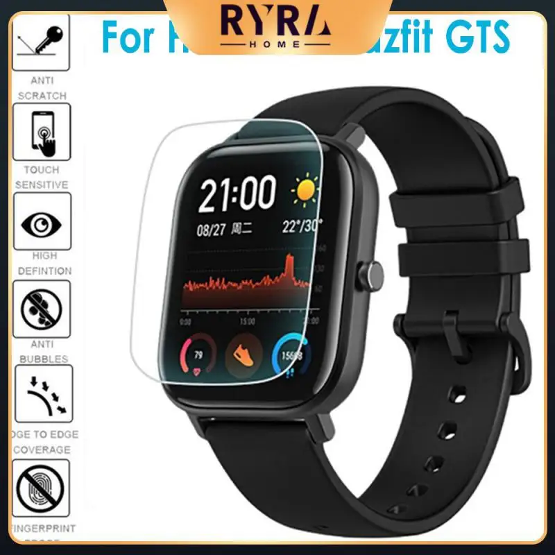 

Full Cover Protective Glass Full Screen HD TPU Hydrogel Anti-explosion Film Suitable For Amazfit GTS Watch Screen Protector