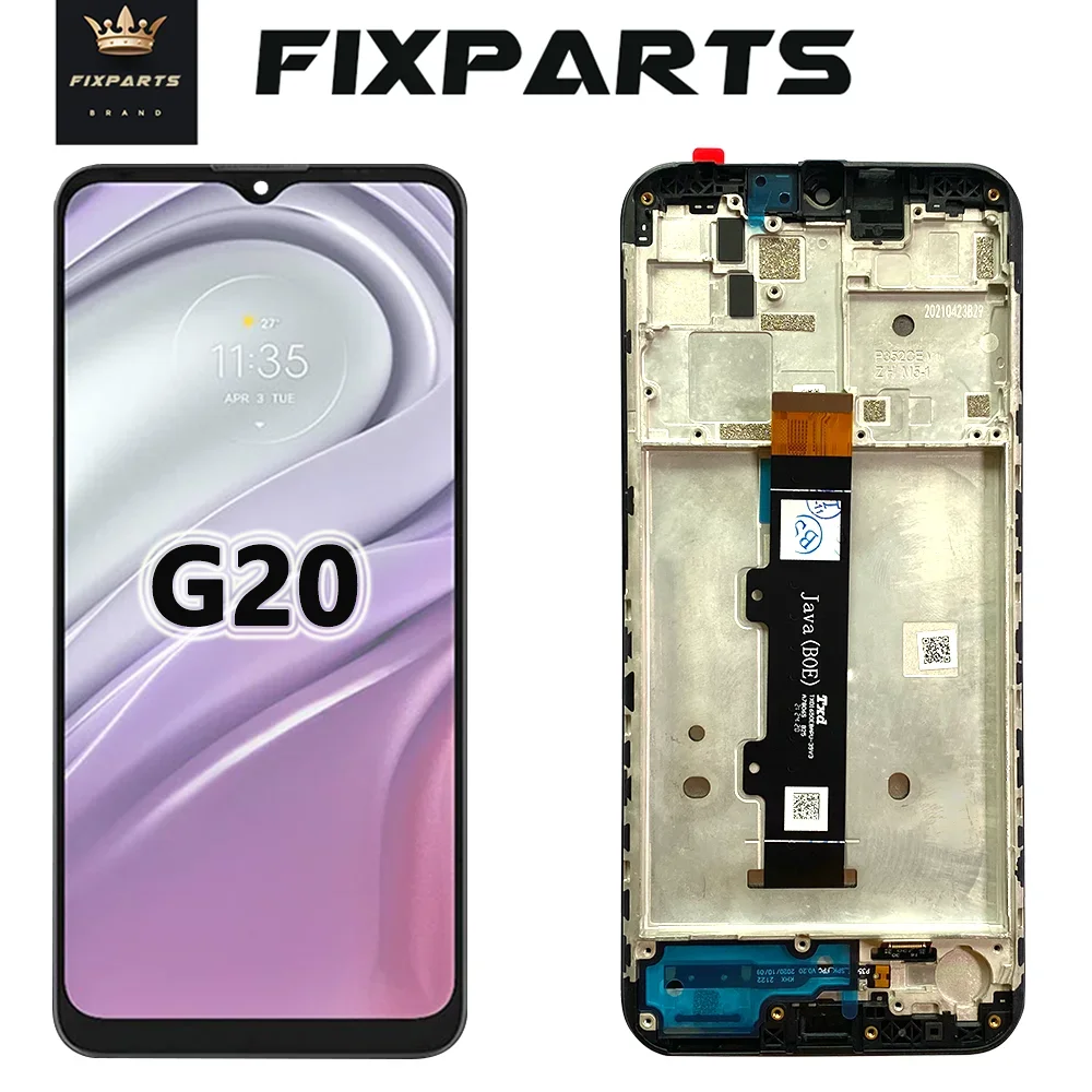 ЖК-дисплей с сенсорным экраном и дигитайзером в сборе для Motorola Moto G20