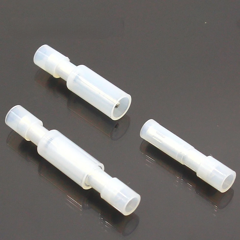 

FRFNY+MPFNY 50PCS Bullet Shaped Female Male Insulating Joint Wire Connector Electrical Crimp Terminal for 24-18 AWG White