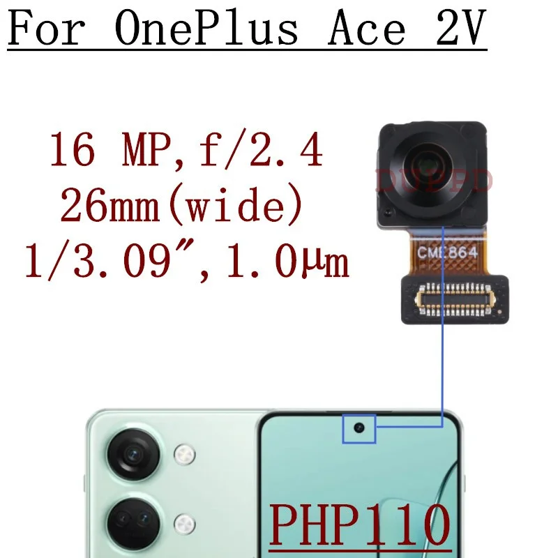 Передняя задняя камера для OnePIus Ace 2V Ace2V PHP110 оригинальный фронтальный