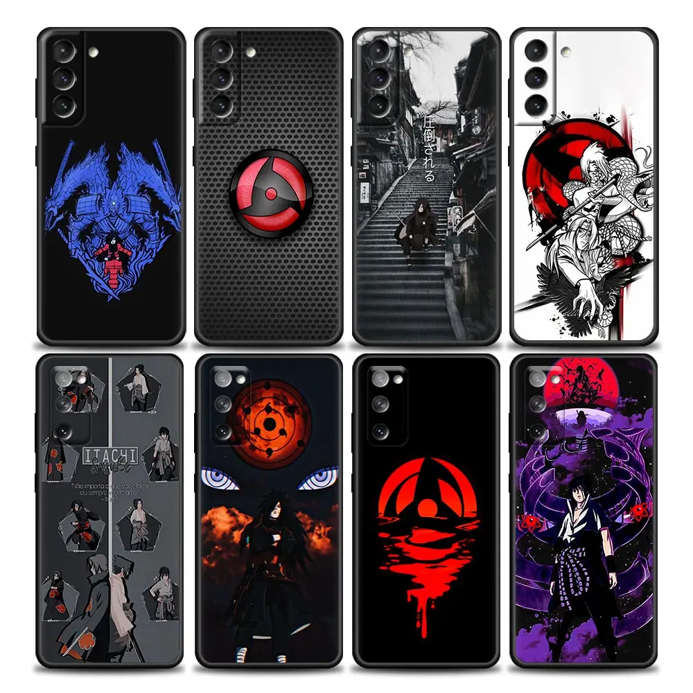 

Naruto Uchiha Madara Sasuke Itachi Phone Case for Samsung Galaxy S7 S8 S9 S10e S21 S20 Fe Plus Note 20 Ultra 5G Silicone Case