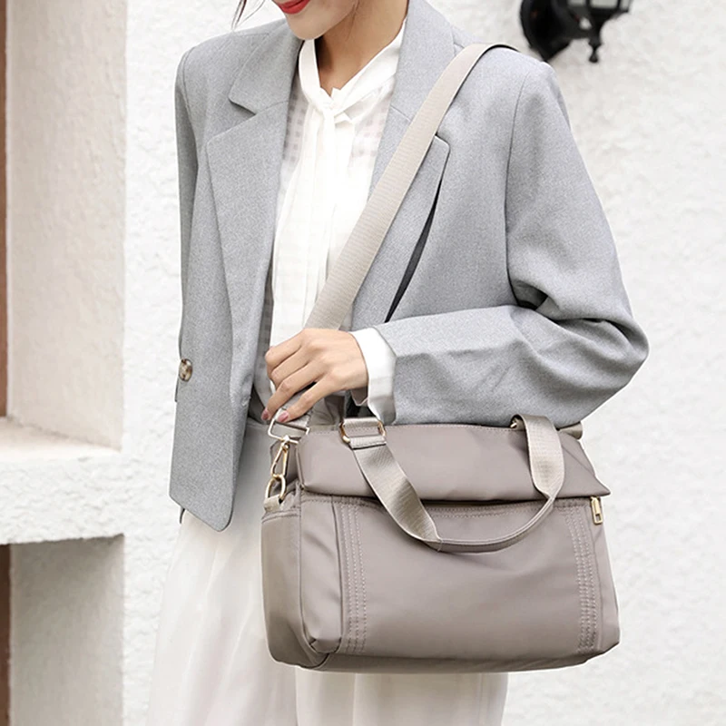 

Новинка 2022, женские сумки на плечо, сумки с верхними ручками, Высококачественная Женская нейлоновая сумка через плечо, женские сумки