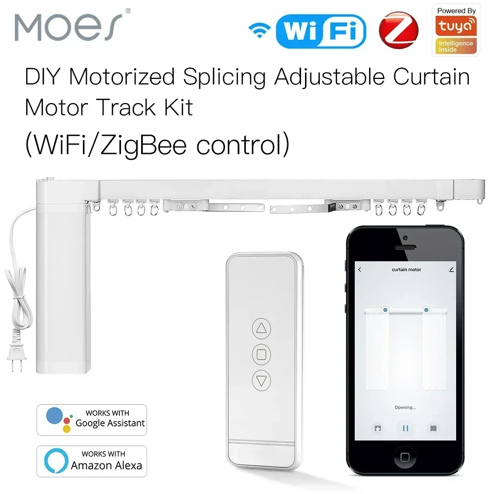

Умная моторная система штор Moes Tuya