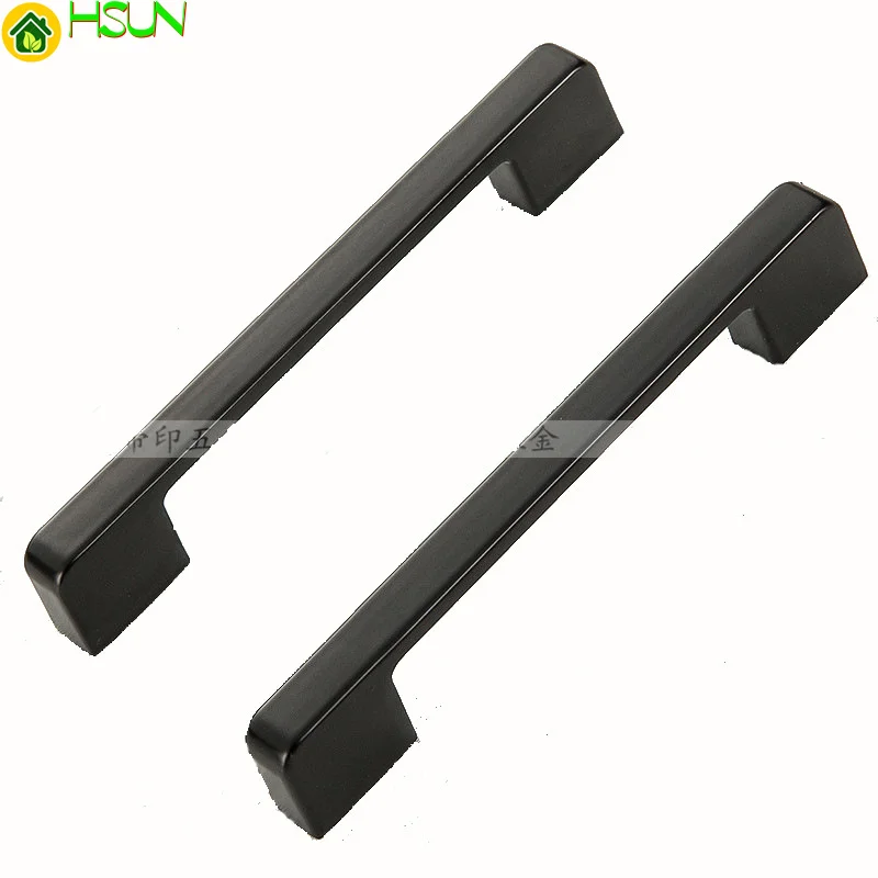 American handle black red ancient drawer wardrobe modern simple door zinc alloy solid long hole distance