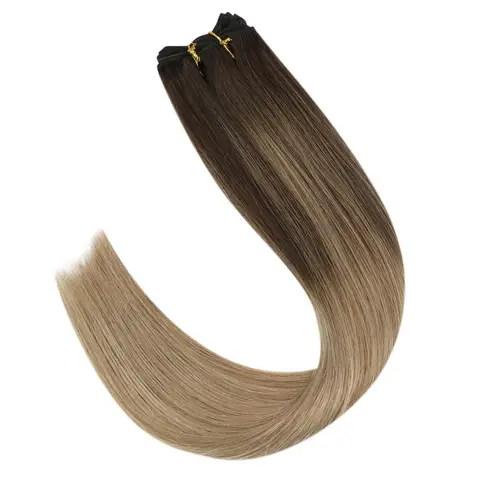 VeSunny натуральные кудрявые пучки волос, сшитые в уток волосы для наращивания, натуральные бразильские волосы Remy для наращивания, бесшовные шелковистые #6/60/6