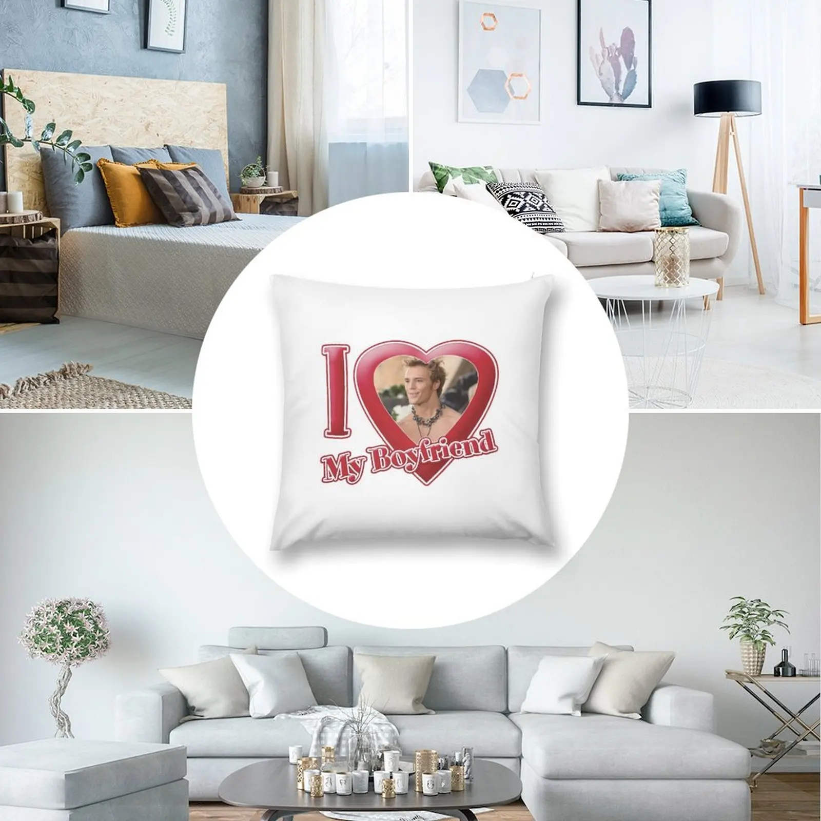 Декоративная подушка в стиле аниме для бойфренда 2025