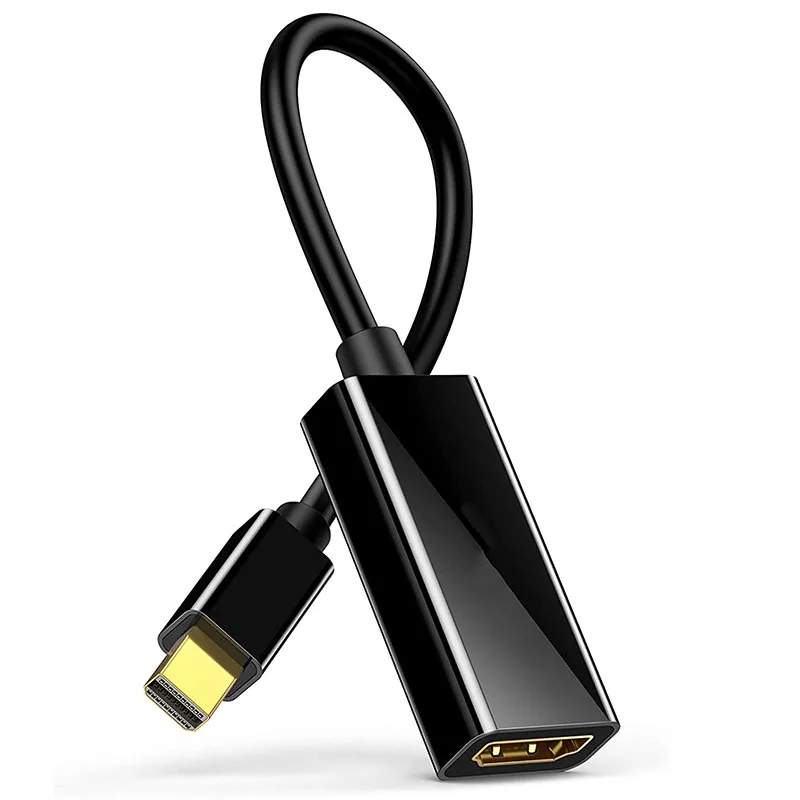 Адаптер Mini DisplayPort Thunderbolt2-HD, конвертер Mini DP папа-HD мама для Macbook Pro/Air Surface Pro3/4 Chromebook PC