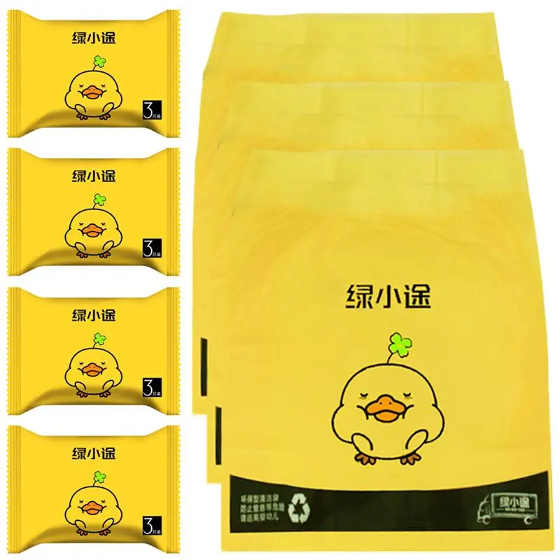 

15 шт., самоклеящиеся мешки для мусора автомобиля