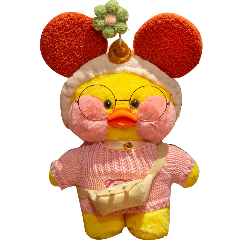 

kawaii who plush sale 30cm Cute LaLafanfan Cafe Duck Plush Toy Stuffed Soft Kawaii Duck