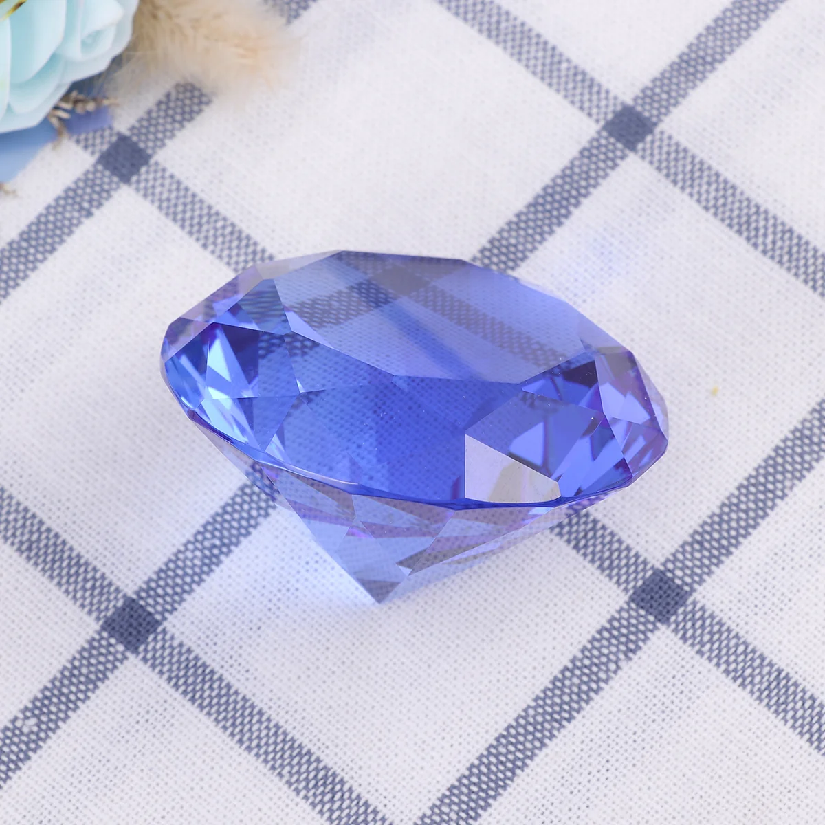 

60 Mm Glass Heart Ornament Acrylic Gems Scatter Wedding Table Centerpiece Fake Jewels Artificial Diamonds Bride