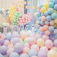 510121836inch latex balloons baby shower wall decor macaron ballon birthday party wedding garland round globos decoration
